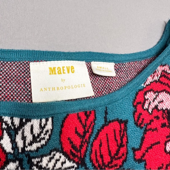 Anthropologie MAEVE Allison rose sweater dress, S. - Picture 7 of 9